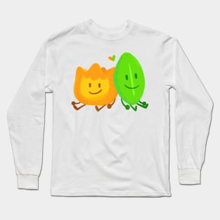 Fireafy (Battle For Dream Island) Long Sleeve T-Shirt